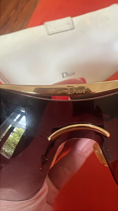 Anteojos de sol Dior caramel con dorado con estuche