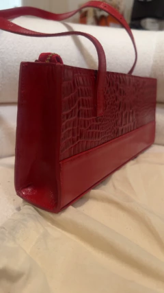 Cartera sin uso nueva cuero pieza única bandolera de cuero upcycled - comprar online