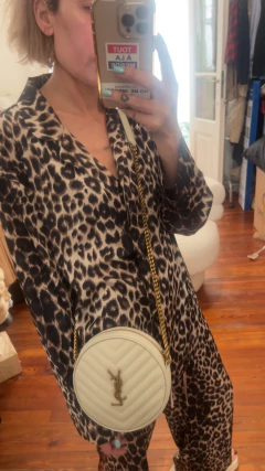 Cartera redonda Saint Laurent con funda sin uso - CABU