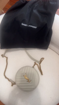 Cartera redonda Saint Laurent con funda sin uso - CABU