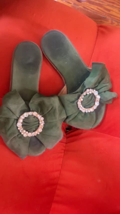 Sandalias cabu con moño y detalle circular glow 39 en internet