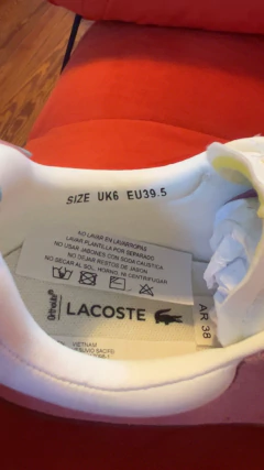 Zapatillas Lacoste tenis casual Rosa nuevas sin uso - comprar online