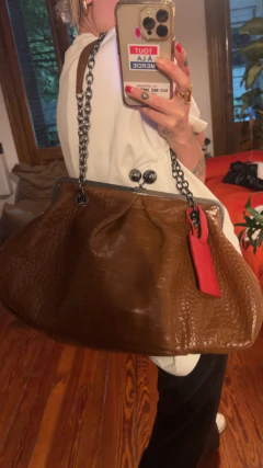 Imagen de Cartera Pasticcino Weekend MaxMara cuero doble cadena con bolsa