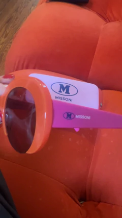 Anteojos de sol Missoni ovalados bicolor en internet