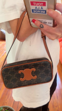 Cartera bandolera Celine Paris con caja y funda