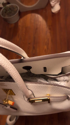 Birkin Hermes vintage Cartera de mano con candado - comprar online