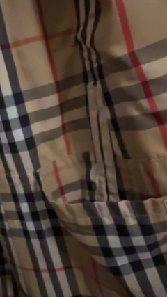 Gabardina Burberrys con forro a cuadros over - CABU