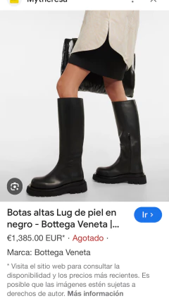 Botas altas con suela gruesa Bottega Veneta con caja fundas todo solo 1 uso - tienda online