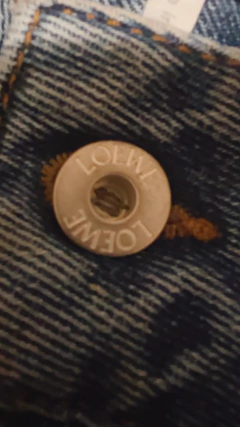 Jeans Loewe con bolsa un uso talle 26/28