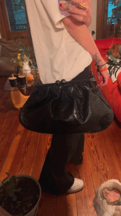 Cartera Pasticcino black Weekend MaxMara cuero doble cadena - tienda online