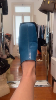 Zapatos de tacón bajo con punta cuadrada - CABU