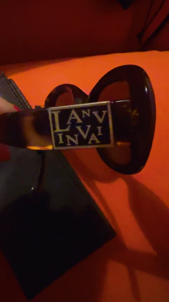 Gafas de sol Lanvin con estuche ovalado vintage en internet