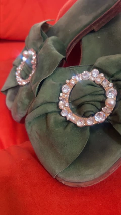 Sandalias cabu con moño y detalle circular glow 39 - CABU