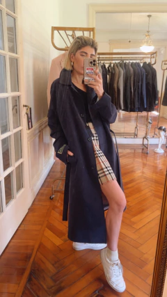 Trench largo Napoleón con cinturón - comprar online