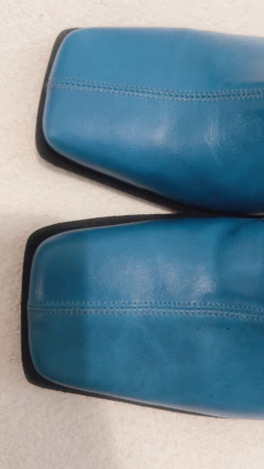 Zapatos de tacón bajo con punta cuadrada - comprar online