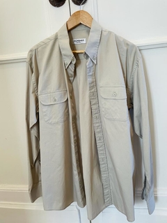 CAMISA VINTAGE YVES SAINT LAURENT BEIGE en internet