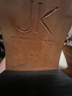 Zapatos JK tipo mocasín con taco bajo 38 - CABU