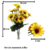 Buquê de Girassol Artificial com 6 Flores - comprar online