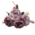 Mini Buquê de Rosa Com 4 Botões Artificial - Papoula Flor Comércio EIRELI