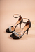 Zapatos Taco Medio Vestir Noche. Art 6210-1037