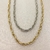 Choker Elos Iguais Entrelaçados Banhado No Ouro/Ródio - CK802 - LAURA ASSUNÇÃO SEMIJOIAS 