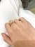 Anel Solitário com Zircônia de 6mm e 6 Garras Banhado a Ouro - AN919 na internet