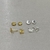 Brinco de Estrelinha Texturizado com Tarraxinha Baby Banhado a Ouro ou Ródio - BR3111 - loja online