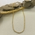 Colar Baiano 50 Cm Banhado No Ouro - CL2010