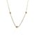 Choker Nós Na Corrente Veneziana Banhada No Ouro/ Ródio - CK527