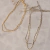 Imagem do Choker Dupla Colar de Pérolas e Colar de Medalhinhas no Banho Ródio/Ouro - CK727