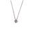 Colar ponto de luz de zircônia 6mm banhado a ouro ou ródio branco - CL1221 - comprar online