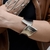 Bracelete Largo Aro Côncavo E Extremidades Com Pontas Banhado No Ouro/Ródio - PL1320 na internet