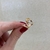 Anel Regulável Z Com Um Ponto De Luz Banhado Ouro/Ródio - AN1508 - loja online
