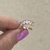 Piercing Fake Com Seis Zircônias Ovais Banhado No Ouro/Ródio - PF242