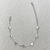 Pulseira Corações No Fio Veneziano Banhado No Ródio/Ouro - PL1281 na internet
