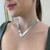 Choker Aro V Liso Banhado No Ouro/Ródio - CK836 - comprar online