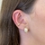 Piercing Fake Uma Fileira Com Zircônias Formato Baguete Banhado No Ouro/Ródio - PF279 - comprar online
