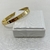 Bracelete Carti er Love Nome Com Zircônias Em Aço e Aço Banhado No Ouro - PL1181 - LAURA ASSUNÇÃO SEMIJOIAS 