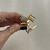 Piranha De Cabelo Asas de Borboleta De Strass Dourada - PS400 - LAURA ASSUNÇÃO SEMIJOIAS 