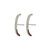 Brinco Ear Hook Liso Banhado No Ouro/ Ródio - BR808 - comprar online