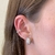Piercing Fakes X Cravejado Com zircônias Banhado No Ouro/Ródio - PF210 - comprar online