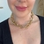 Choker Corrente Grossa Banhado No Ouro - CK552 - comprar online