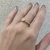 Imagem do Anel Chuveiro de 7mm Banhado no Ouro - AN798