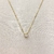 Colar Ponto de Luz Zircônia Banhado No Ouro - CL1581 - comprar online