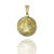 Pingente Medalha De São Bento 2,5cm Banhado a Ouro - PG230