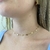 Choker Corações No Fio Veneziano Banhado No Ródio/Ouro- CK498 - LAURA ASSUNÇÃO SEMIJOIAS 