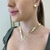 Choker Aro V Liso Banhado No Ouro/Ródio - CK836 - comprar online