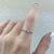Anel Aro Liso Com Uma Zircônia No Meio Em Prata 925 - AN1493 na internet
