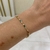 Pulseira Saladinha Com Pedras Ovais Banhada No Ouro - PL1531 - LAURA ASSUNÇÃO SEMIJOIAS 