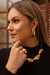 Brinco Gota Lisa Banhado a Ouro ou Ródio - BR2151 na internet